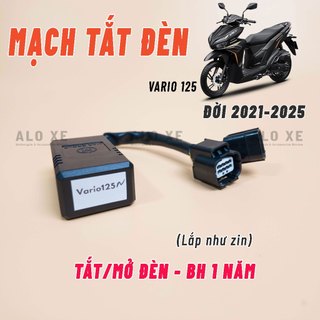 Mạch tắt đèn (KHÔNG PASSING) xe Vario 125 bản Indo và VN 2021-2025 (BH 1 Năm, lắp đặt như zin) - Tặng kèm 3 dây rút
