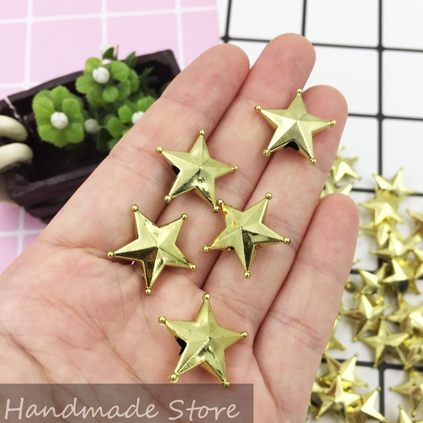 BÁN SỈ - Ngôi sao vàng nhựa trang trí Giáng sinh - Noel