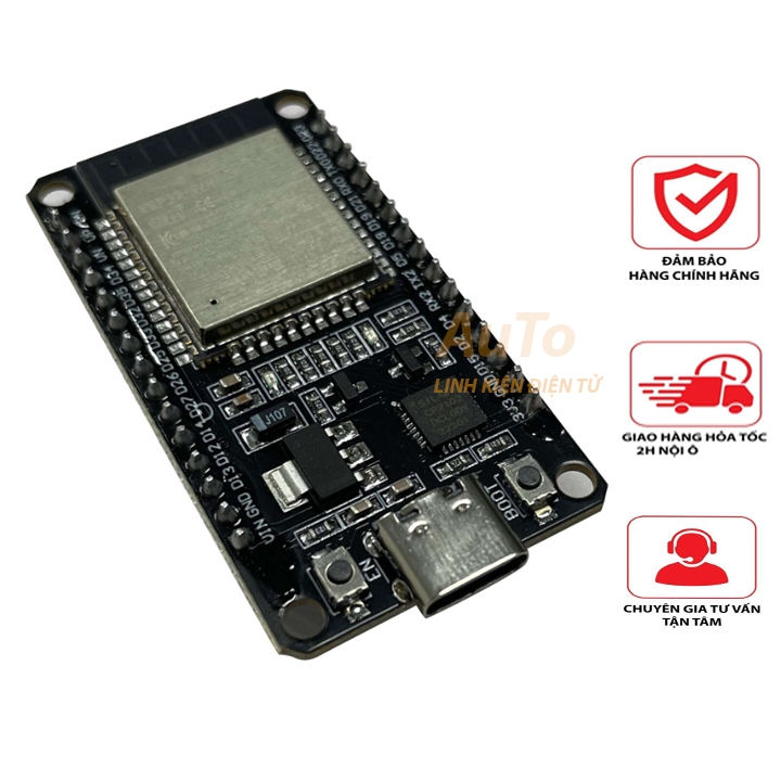 Mạch ESP32 wifi  KIT ESP32 ESP-WROOM-32S Type C