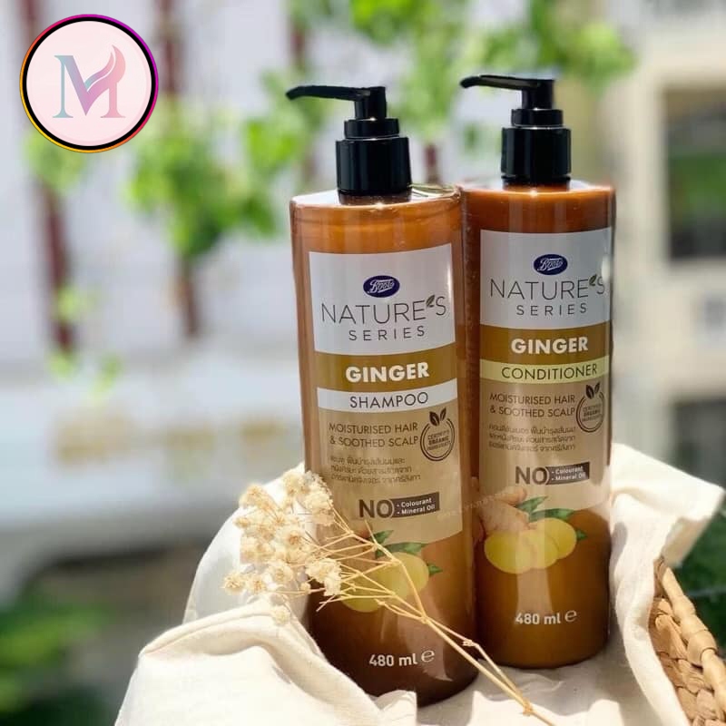 Dầu Gội Gừng Nature's Series Ginger Shampoo 480 ml.