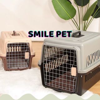 [ MẪU MỚI] Lồng Hàng Không Dành Cho Chó Mèo, Lồng Vận Chuyển Thú Cưng Tiện Lợi Size 48CM, 58CM, 66CM