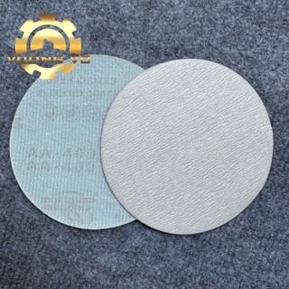 Giấy nhám tròn đế lông-nhám tròn hạt aluminum oxide màu trắng kích thước 4" (98mm) (Giá đã có VAT)