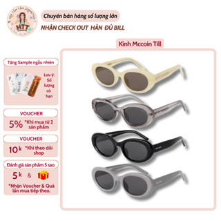 Kính thời trang unisex Mccoin Till Hàn Quốc lọc ánh sáng xanh chống tia UV