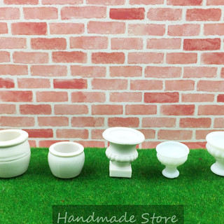 Chậu cây mô hình trang trí tiểu cảnh (3 chiếc)