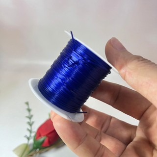 1 Cuộn 10m dây thun lụa co giản dùng sỏ hạt - Loại mỏng 0.3ly