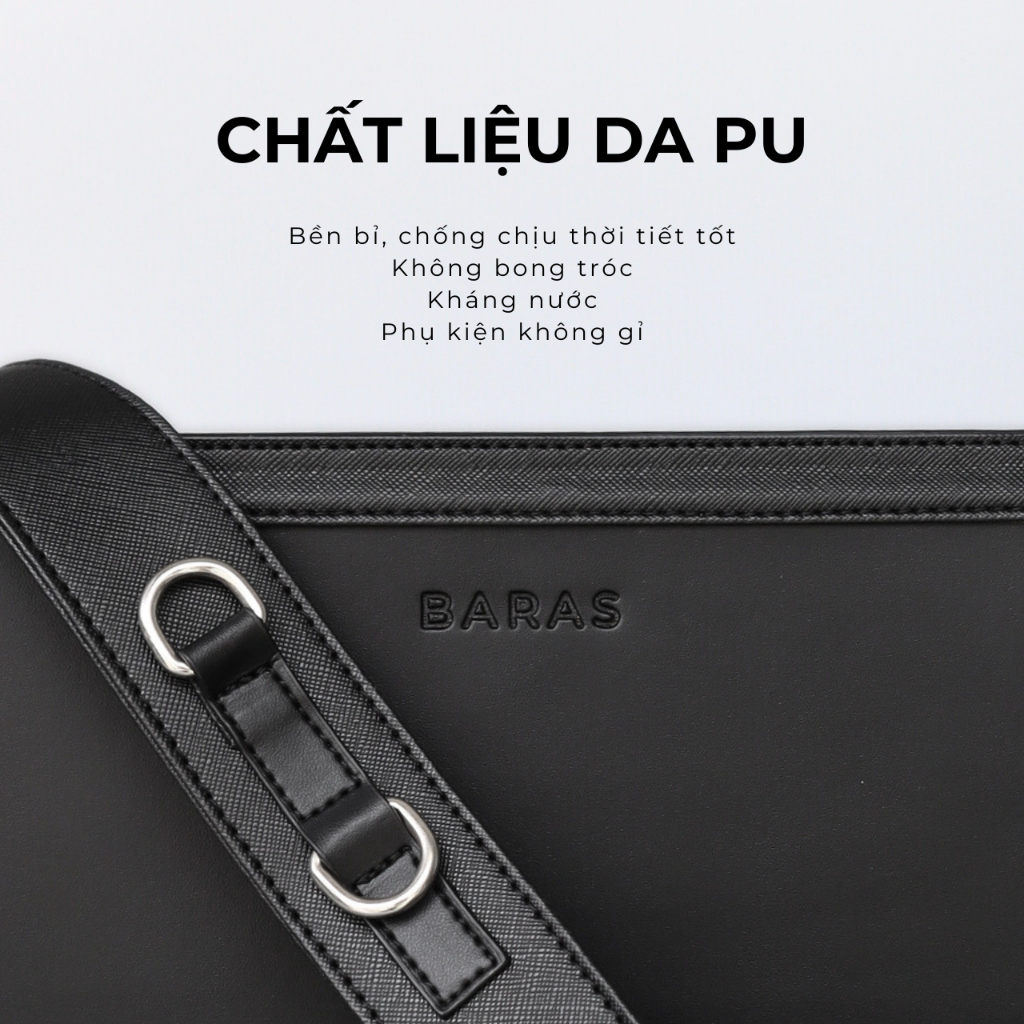 Túi đeo chéo hộp MORGAN BAG - BARAS VIETNAM - Túi đeo chéo thời trang nam | BigBuy360 - bigbuy360.vn
