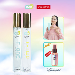 Combo Nước Hoa Quyến Rũ Cho Nữ Mùi Hương Dịu Dàng Đằm Thắm Kết Hợp Phóng Khoáng Mát Mẻ, Nước Hoa Nữ Lưu Hương Lâu EVOR