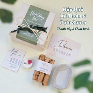  Set Quà Xô Thơm & Palo Santo - Hộp Quà Healing Box - Thanh Tẩy & Chữa Lành - The Chilling Home 
