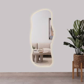 Gương DLQ Toàn Thân Nghệ Thuật 4 Treo Tường Có Led Cảm Ứng 3 Màu Tiện Lợi GTT21