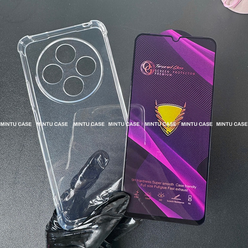 Ốp lưng và cường lực Redmi 14C - Loại trong suốt chống sốc TSCS