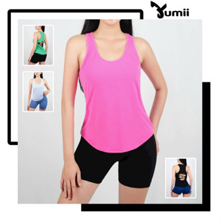  Áo Tanktop Thể Thao Tập Gym Chạy Bộ Nữ Yumiisportswear Ba Lỗ Lưới Lưng Form Rộng Vải Co Giãn Thoáng Khí Nhanh Khô 