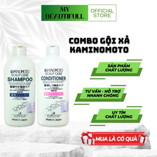 Combo dầu gội và dầu xả Kaminomoto  HÀNG CAO CẤP Set dầu gội xả chống rụng tóc hỗ trợ mọc tóc giúp tóc suôn mượt óng ả