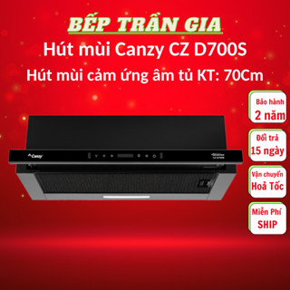 Máy Hút Mùi Canzy CZ D700S | CZ 517B | Hút mùi âm tủ | Hút mùi than hoạt tính | Bảo hành chính hãng 2 năm