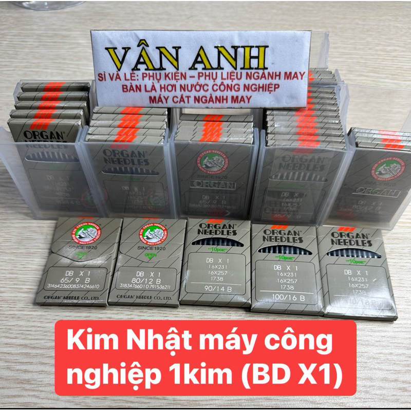 [Gói 10pcs] Kim Nhật máy may 1  kim công nghiệp DBx1-Phụ liệu may