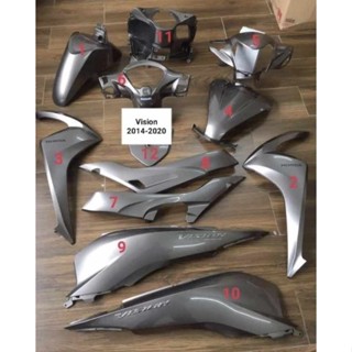 dàn áo vision vs 110 2015 2016 2017 2018 2019 xám lông chuột khóa thường ( bán lẻ từng món )