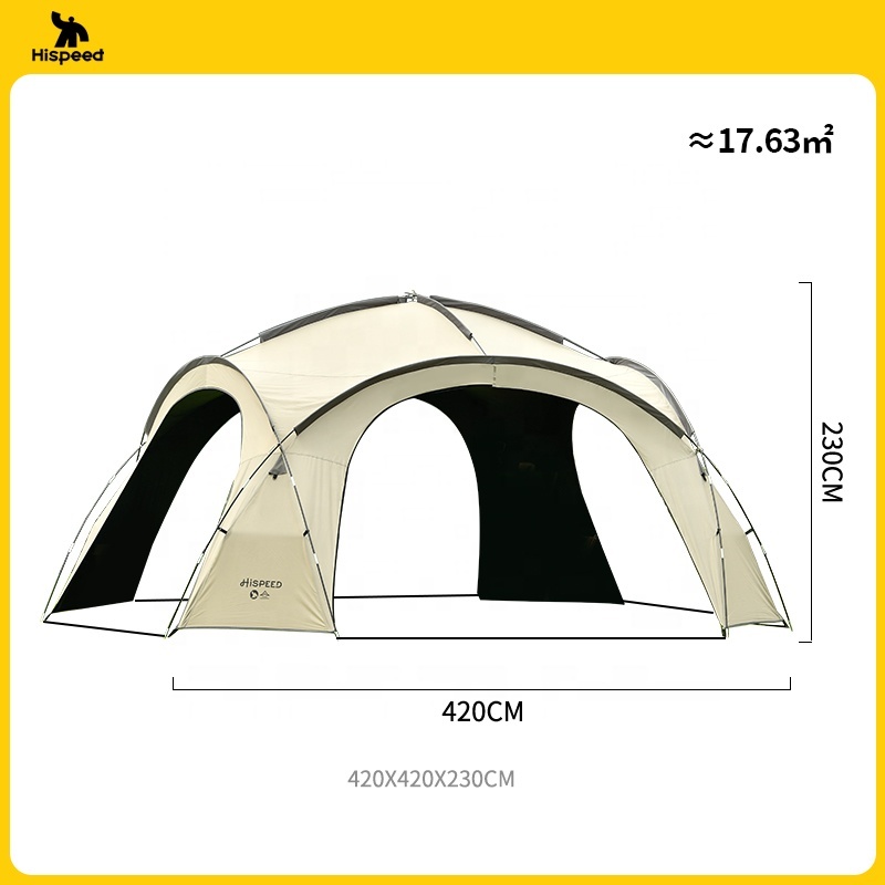 Tăng lều trung tâm HISPEED DIY tùy biến cao cấp vải Vinyl Titanium đen cách nhiệt | BigBuy360 - bigbuy360.vn