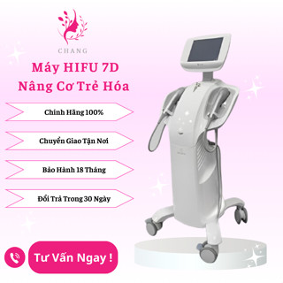 Máy Nâng Cơ Hifu 7D Với 7 Đầu Nâng Cơ Xóa Nhăn Trẻ Hóa Cao Cấp - Bảo Hành 18 Tháng