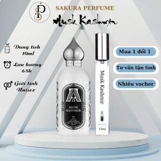 Nước hoa nam ,nữ Attar Collection  Musk Kashmir hương thơm dịu nhẹ , mê hoặc chiết 10ml - Sakura perfume