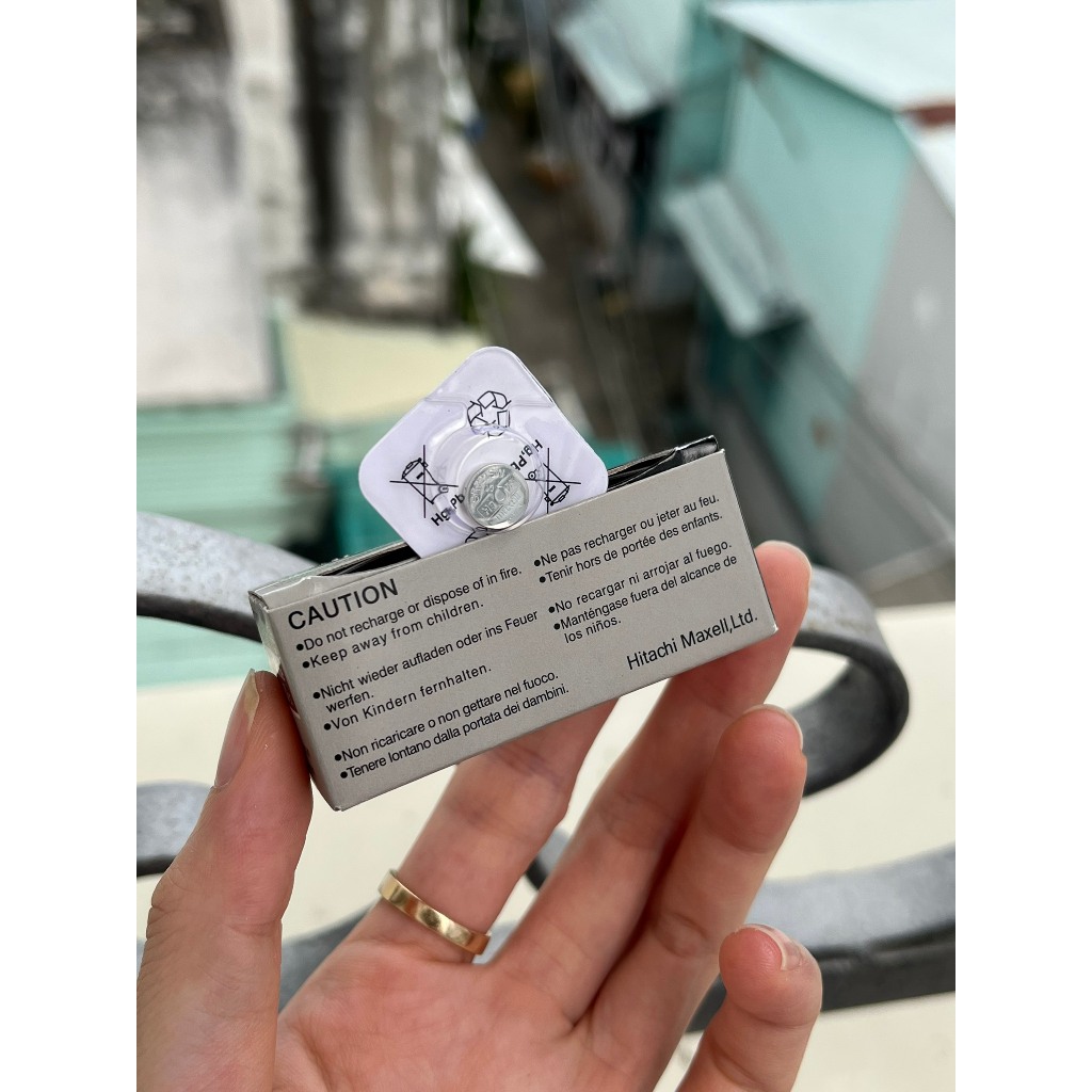 1 vỉ 5 viên pin Maxell SR721SW SR721 721 362 AG11 1,55V Nhật Bản