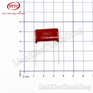 Bộ 10 Chiếc Tụ CBB 0.22uF 224J 630V 20mm