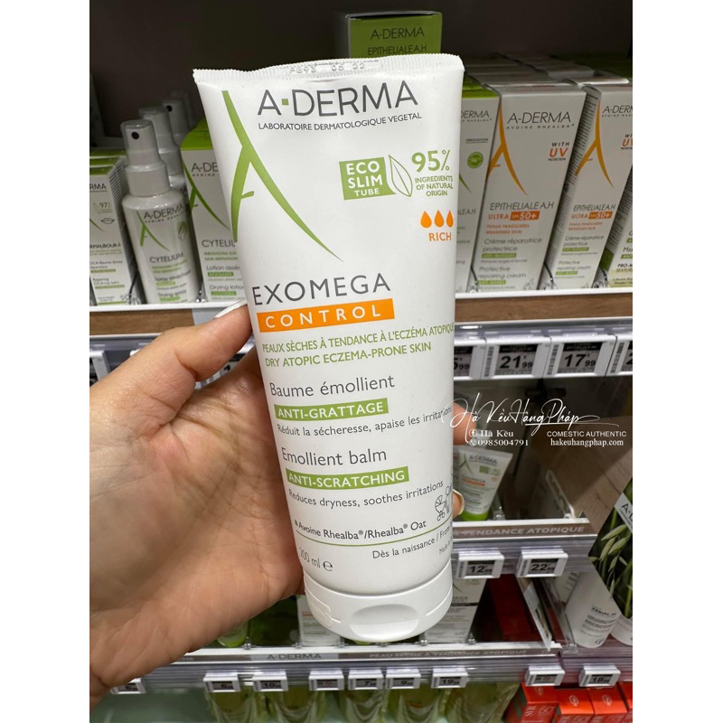 Kem dưỡng da Aderma Exomega cho da khô, nhạy cảm, cho bé hàng ngày