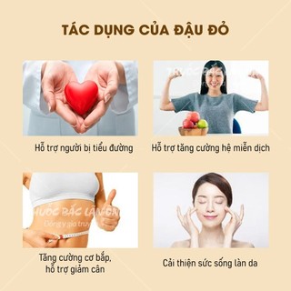Đậu đỏ hạt nhỏ 1kg, đỗ đỏ, hạt đều, bở, dùng nấu chè, nấu cháo, nấu sữa hạt, làm bánh