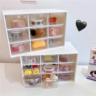 Tủ nhựa 9 ngăn mini nhựa,hộp đựng trang sức ngăn kéo, mỹ phẩm , vòng tay, kẹp tóc