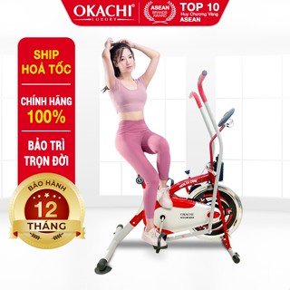 Xe đạp tập OKACHI JP-K10 (dòng cao cấp) Kết Hợp Tập Tay Và Chân, Khung Sườn Thép Dày, Chịu Tải Trọng Lên Đến 150kg