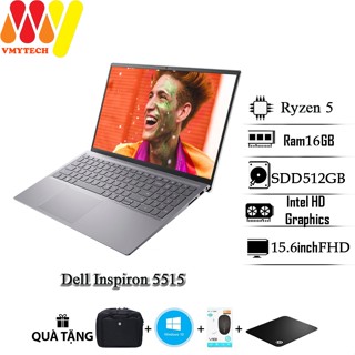 Laptop Dell 5515 cấu hình mạnh mẽ mẫu cao cấp,AMD Ryzen 5, Ram 16gb, ổ cứng SSD 512gb siêu mượt,màn hình 15.6inch FullHD