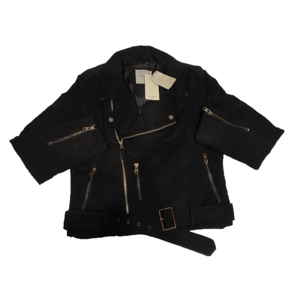 [CHÍNH HÃNG]  Áo biker da lộn 'mango'