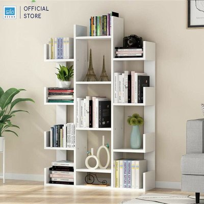 Kệ Sách Hình Cây Độc Đáo Nhiều Ngăn Thương Hiệu SIB Decor KS266