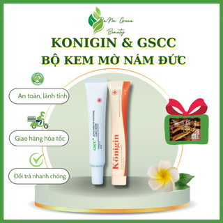 Bộ kem mờ nám KONIGIN & GSCC của Đức - Konigin kem chuyên nám, GSCC kem dưỡng trắng da, ngăn lão hóa