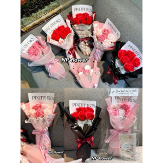 Hoa sáp bó 5 bông siêu xinh (thêm mẫu mới)