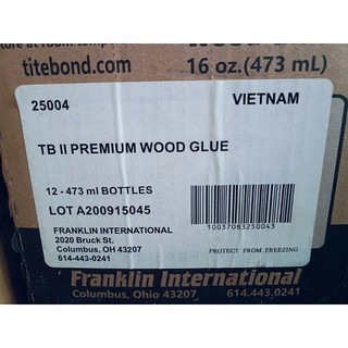 Keo dán gỗ, Keo titebond II chính hãng sản xuất tại Mỹ