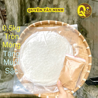  1KG BÁNH TRÒN PHƠI SƯƠNG loại ĐẶC BIỆT MỎNG DẺO 140CÁI KG Siêu Ngon. 
