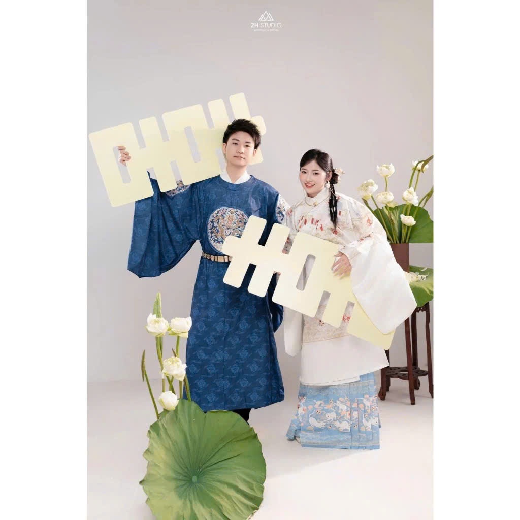 2K 70- CHỮ HỶ CHỤP HÌNH - 2 MẶT - CHỮ HỶ FOMEX 10LI- ĐECAN CHỐNG LÓA- CHỤP HÌNH STUDIO