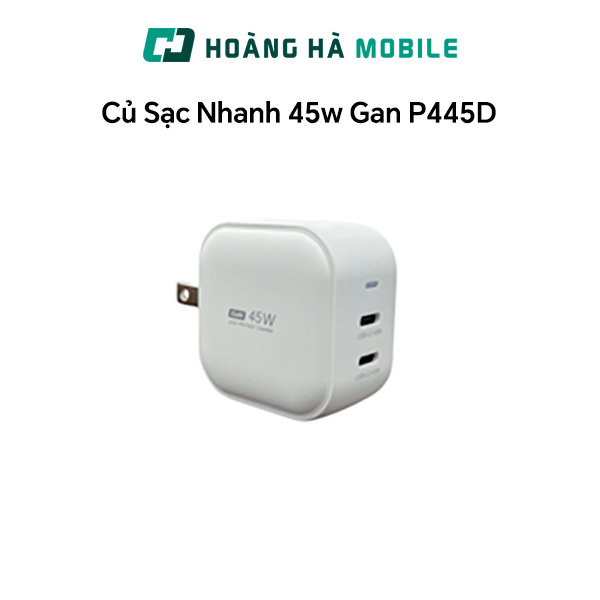 Củ Sạc Nhanh YESLINK 45w Gan P445D - Chính hãng