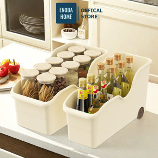 Khay Nhựa Đựng Đồ Dùng Nhà Bếp Đa Năng, Khay Đựng Gia Vị, Nắp Nồi, Chảo Có Bánh Xe Kéo Trượt Q049