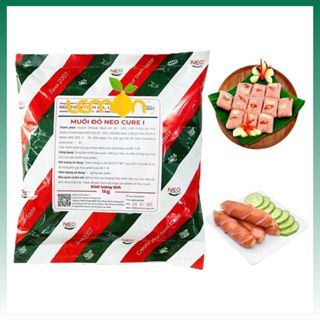  1Kg Muối đỏ Neo Cure I giúp giữ màu và tạo màu hồng cho lạp xưởng xúc xích giò chả nem chua pate 