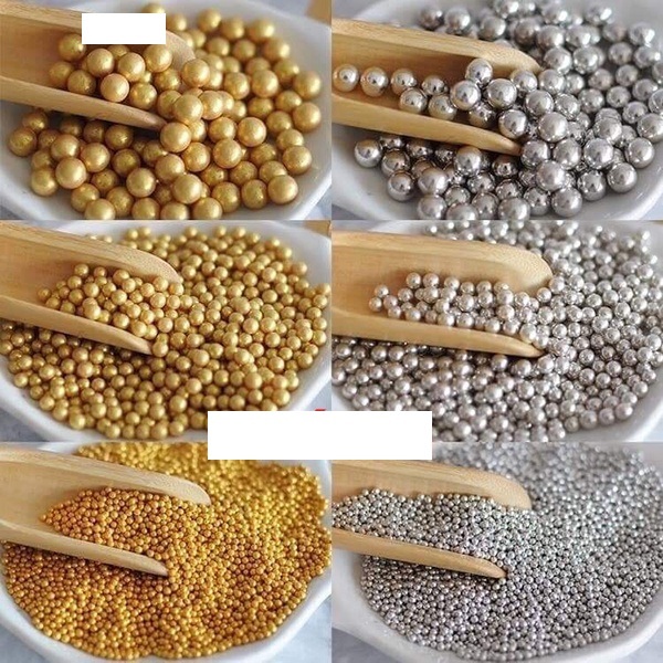 Bông đường bi vàng size nhỏ (20gr/50gr/100gr)