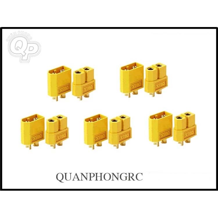 5 Cặp Jack kết nối Amass XT60