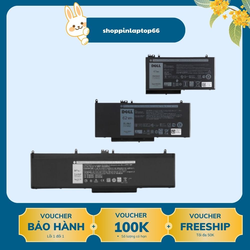 Pin Laptop Dell Latitude E5570 5570 Type NGGX5 6MT4T WJ5R2 (pin thay cell)