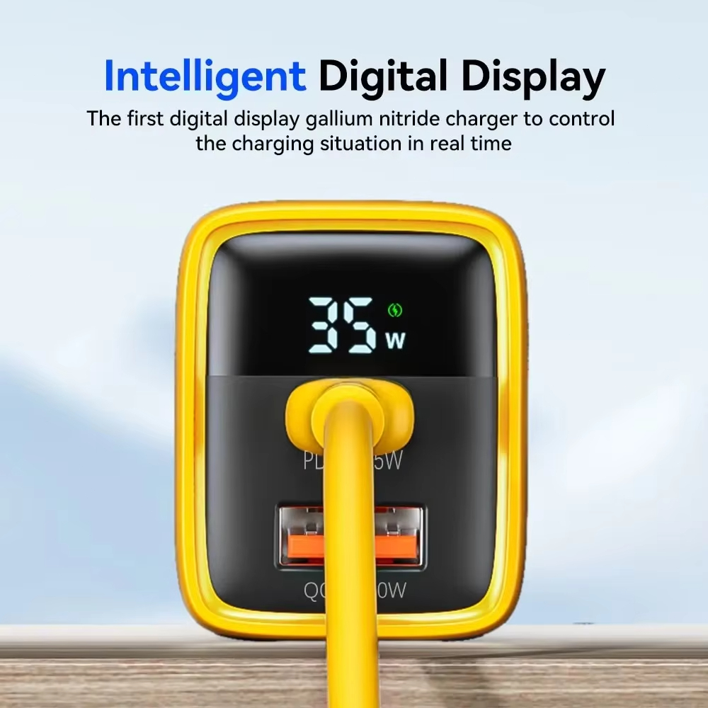 [24 giờ ship] Wekome Củ sạc nhanh GaN 35W 2 cổng USB Type-C PD3.0/QC3.0 Cho iphone SAMSUNG WP-U25 | BigBuy360 - bigbuy360.vn