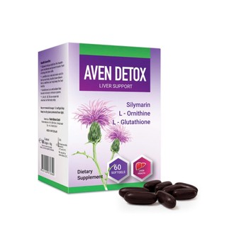  Viên uống bổ gan Aven Detox H60 viên- tặng kèm quà 