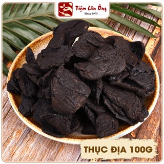 Thục địa 100g, thục địa hoàng, củ to, thơm, dẻo, nguyên liệu nấu nước sâm bí đao