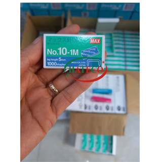 DẬP GHIM SỐ 10 MAX HD-10N tặng kèm đạn ghim, CHÍNH HÃNG - Kim bấm số 10  xuất xứ Nhật Bản - Bền, đẹp