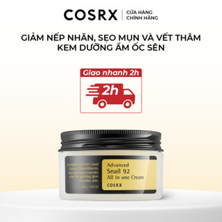 Kem dưỡng ẩm ốc sên phục hồi, ngăn ngừa nếp nhăn lão hóa COSRX Advanced Snail 92 CreamAll
