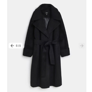 [virusplussize]áo dạ đen cổ bẻ river island bigsize