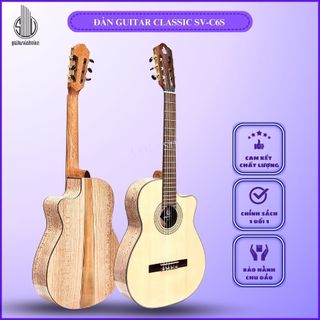 Đàn guitar Classic Gỗ Sồi Pháp Cao Cấp SV- C6 | Đàn Guitar Cổ Điển Gỗ Sồi Pháp Cao Cấp