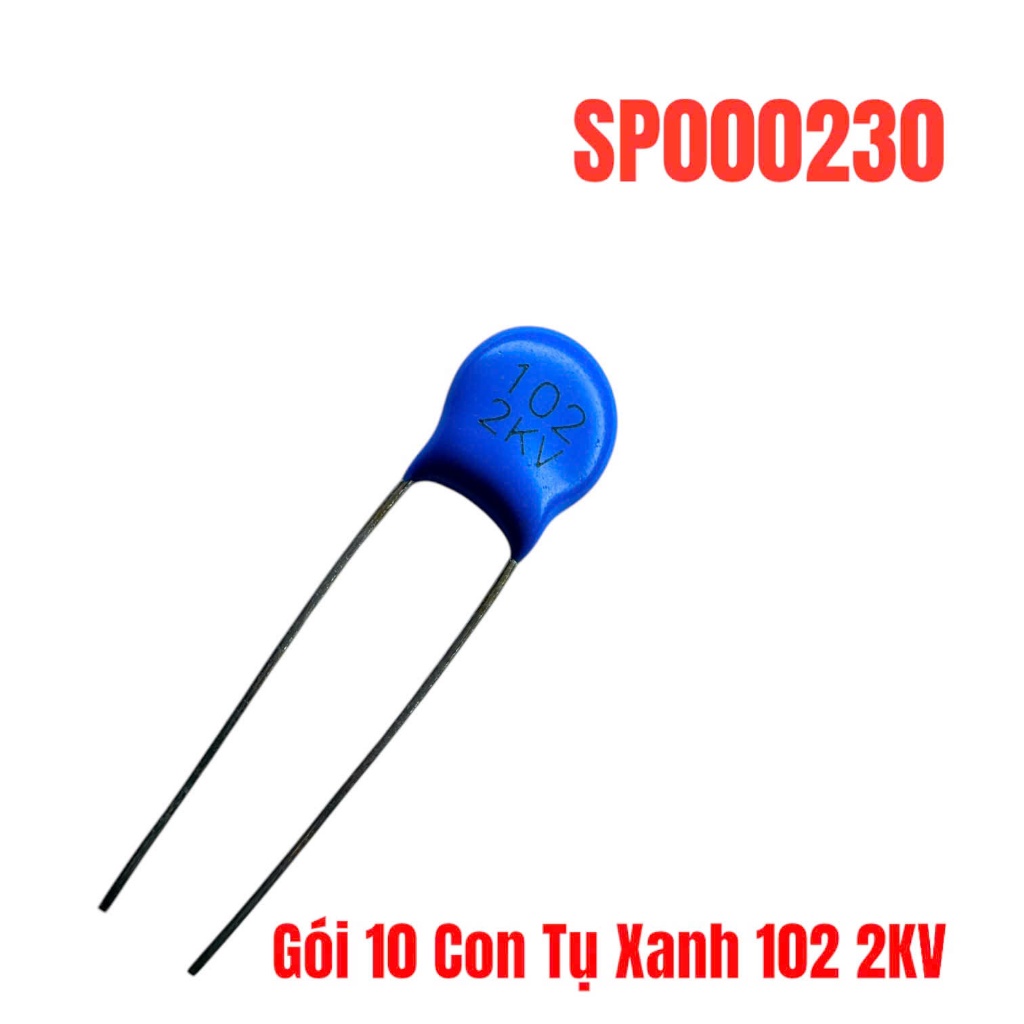 Gói 10 Con Tụ Xanh 102 2KV